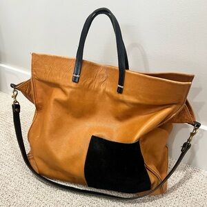 ✨ Clare V Simple Tote  brown leather
